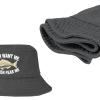 Fishing Hat Women Want Me Fishes Fear Me Bucket Hat Men(s) Fishing Hat Trendy Bucket Hat view 2
