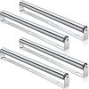 Therwen Boat Trailer Roller with Bracket Set 1.5" Diameter Conveyor Kayak Metal Roller with Bracket for Transporting Raft Industrial Use(21'' Long,Silver,Pack of 4) view 1