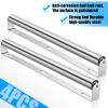 Therwen Boat Trailer Roller with Bracket Set 1.5" Diameter Conveyor Kayak Metal Roller with Bracket for Transporting Raft Industrial Use(21'' Long,Silver,Pack of 4) view 4