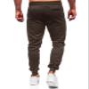 BUXKR Mens Casual Joggers Sweatpants for Jogging,Running or Athletic Activities,Brown,XL view 4