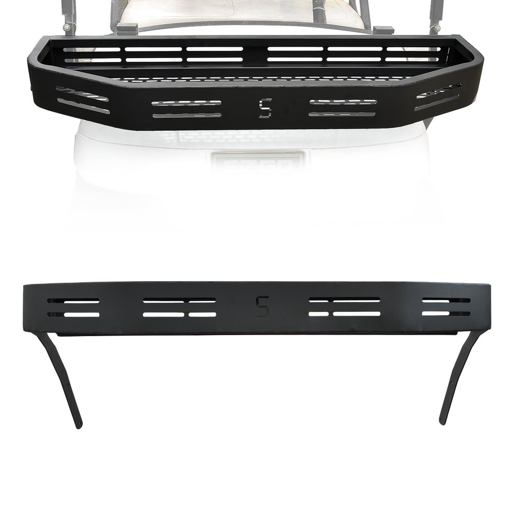 Shu-Ran Front Clay/Utility/Cargo Basket for EZGO TXT Golf Cart W/Brackets