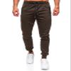BUXKR Mens Casual Joggers Sweatpants for Jogging,Running or Athletic Activities,Brown,L view 2