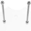 Sosoport Skateboard Wall Mount Display Rack Acrylic Skateboard Hanger for Stylish Vertical Storage Secure Screw Fixation Optimizes Space for Home Decor view 2