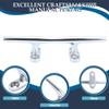 SHENGHUISS Boat Open Base Cleat 316 Stainless Steel Mooring Dock Cleat for Boat,Deck,Hook Accessories Screws (5 inch 4 Pack) view 2