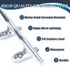 SHENGHUISS Boat Open Base Cleat 316 Stainless Steel Mooring Dock Cleat for Boat,Deck,Hook Accessories Screws (5 inch 4 Pack) view 3