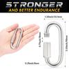 sprookber 304 Stainless Steel Chain Quick Links, Chain Connector, Set of 6 view 2