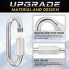 sprookber 304 Stainless Steel Chain Quick Links, Chain Connector, Set of 6 view 4