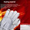 NURCOIOX Outdoor Men Women Heating Gloves Ski Electric Heated Gloves Rechargeable Touchscreen Gloves Winter Hand Warmer Thermo Gloves Hiking Cycling Motorcycle Fishing Powered Heating Gloves-Gloves view 3