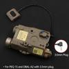 Remote Pressure Switch for 3.5mm Plugs DBAL-A2 / PEQ 15 Laser Tape Switch, Switch with Mlok/Keymod/20mm Picatinny Rail Three switchable Mount. (3.5mm Plug-Tan) view 4