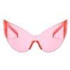 helena Oversized Y2k Sports Sunglasses Women Goggle Men Trends Wrap Around Shield One Piece Sunglasses Large Shades Eyewear (pink) view 1