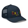 RIVEMUG Los Cabos Mexico Trucker Hat Curved Bill Mid Crown Adjustable Cabo San Lucas Cap Navy view 4