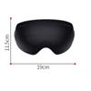 CARUTU Ski Goggles for Men Women, Anti-Fog Snow Snowboard Glasses with Double-Layer Anti-Fog Lens & Elastic Band, for Skiing Skating (Color : Black) view 2