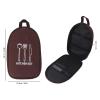 Camping Travel Cooking Utensils Bag,Camping Cooking Utensils Set,Travel Cookware Pouch Bag with Handle for BBQ Camp Cookware Kitchen Kit(brown) view 2