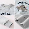 BeiVSlley Toddler Boys 3 Pack Cotton Pullover Crewneck Sweatshirt Long Sleeve Cartoon Shirt Sweaters Tops,Dark Blue,2-3T view 4