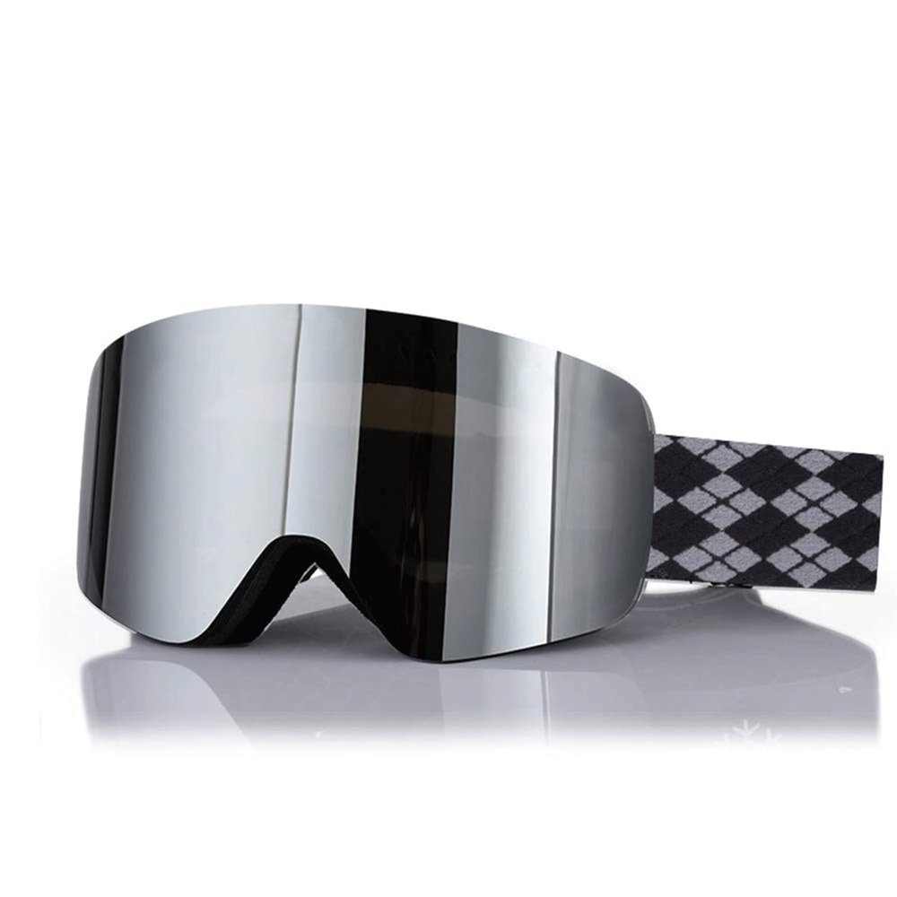 CARUTU Ski Goggles, Snowboard Snow Goggles with Two-way Venting & Adjustable Strap, Double-layer Coating Ski Goggles for Men Women Adult Youth, QIYUDS88