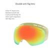 CARUTU Ski Goggles Over Glasses, Snow Snowmobile Goggle with Anti-Fog Lens & Adjustable Elastic Strap, for Men Women Youth Kids Skiing view 2