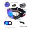 CARUTU Ski Goggles Over Glasses, Snow Snowmobile Goggle with Anti-Fog Lens & Adjustable Elastic Strap, for Men Women Youth Kids Skiing view 4