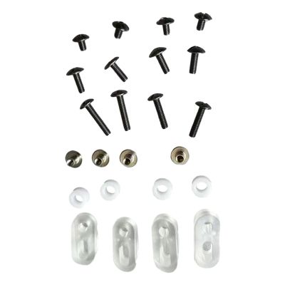 Colaxi Hockey Visor Hardware Screw Fixings Washers Nuts Universal Maintenance Easy to Replace Accessories Spare Hardware Kit