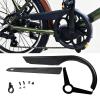Aosekaa Bicycle Chain Guard Covers Protect Cover 48T-52T Cycling Riding for Biking Portable Crankset Protective Chain Cover Replaces, with Tail Fixed view 4