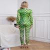 YONGHS Women 3D Fish Scale Print Jumpsuit Full Cover Stretchy Unitard Bodysuit Halloween Cosplay Costume Type F Medium view 4