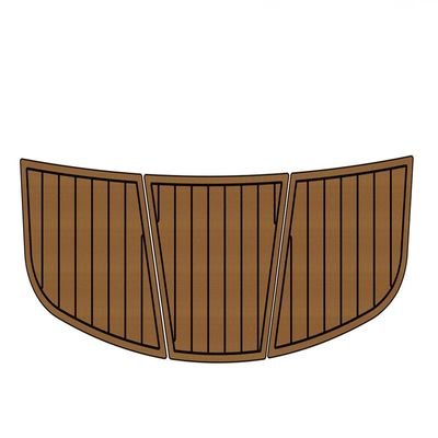 Algasan Boat EVA Faux Teak Decking Floor Compatible with 2005-2008 Supra Launch 22 SSV Swim Platform Step Mat Boat EVA Teak Dec Floor Pad