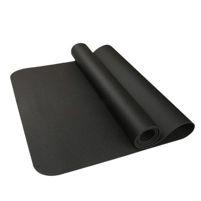 Treadmill Mat, Multifunctional Non-slip Exercise Equipment Mat,Indestructible Non-Slip Floor Thick Workout Gym Mat, Noise Reduction, Anto Vibration,Fitness Gym Exercise Mat ( Color : Black , Size : 19