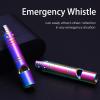 Autuveen Whistle Emergency,Titanium Whistle Necklace Keychain Loud up to 120db,Emergency Survival Whistles for Kids Women Men,Safety Whistles for Camping Hiking-Colorful view 2