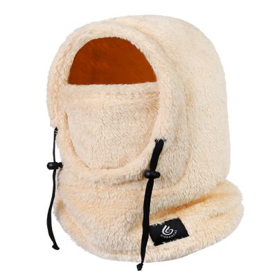 Gisdanchz Ski Mask for Women, Fleece Balaclava Face Mask Helmet Cover for Women Men, Neck Warmer Gaiters Face Cover for Winter Men Ski Hood Winter Shield for Cold Weather, Khaki