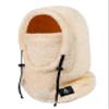 Gisdanchz Ski Mask for Women, Fleece Balaclava Face Mask Helmet Cover for Women Men, Neck Warmer Gaiters Face Cover for Winter Men Ski Hood Winter Shield for Cold Weather, Khaki view 1