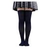 Sexy Black and White Striped Stockings Women's Over The Knee Thigh High Socks Women's Girls Warm Over The Knee Socks (Color : Black, Size : One-Size) view 1