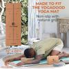 72" x 26.75" Long Hot Yoga Mat Towel Plus Compact Face Towel  Hot Yoga Essentials - Full Length, Absorbent, Microfiber Material for Workout, Gym - Pack of 2 Yoga Towels - Grip Improves with Sweat view 4