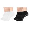 DIBAOLONG Womens & Mens Low Cut Socks, 6-Pairs Non Slip Yoga Sock Ankle Athletic Short Cotton Socks with Grips view 1