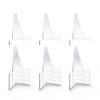 5 Pack Plastic Card Display Stand - Super Hard Clear Display for Baseball, Sports, Trading & Coin Cards - Durable & Sturdy Design view 1