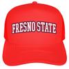 Campus Lab Official Fresno State University Distressed School Name Foam Snapback Trucker Hat - Unisex for Men and Women view 2
