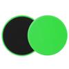 2 Pieces Fast Speed Gliding Discs, Full Body Coordination Balancing Pad for Effective Fitness Training, Green Round Sliding Plates view 1