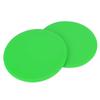 2 Pieces Fast Speed Gliding Discs, Full Body Coordination Balancing Pad for Effective Fitness Training, Green Round Sliding Plates view 2