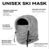 Gisdanchz Ski Mask for Women, Fleece Balaclava Face Mask Helmet Cover for Women Men, Neck Warmer Gaiters Face Cover for Winter Men Ski Hood Winter Shield for Cold Weather, Light Gray view 2