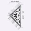 Butterfly Embroidered Shawl Lace Scarf Formal Shawls And Wrap For Evening Dresses Sheer Shawl With Fringe Sheer Shaw view 2