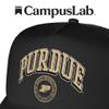 Campus Lab Official Purdue University Classic Seal Foam Snapback Trucker Hat - Unisex for Men and Women view 4