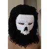 Peiiwdc Hat,Lions/Horn Balaclava for Women Men Halloween Face Mask Beanies Handmade Warm Face Cover Hooded Hat for Party view 2