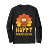 Happy Thanksgiving Shirt Men Women Kids Family Turkey Day Long Sleeve T-Shirt view 1