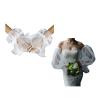 Acinkeety Bridal Dress Sleeves White Removable Formal Dress Puff Sleeve Wedding Accessories Marriage Party Photography Supplies Sleeve view 3