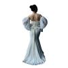 Acinkeety Bridal Dress Sleeves White Removable Formal Dress Puff Sleeve Wedding Accessories Marriage Party Photography Supplies Sleeve view 4