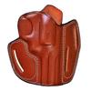 Sporty Leather Belt Holster Fits Ruger SP101 GP100, Premium Leather, Fast Draw, Handmade, 3 Slot Style, Right of Left Handed - ShnLeather (4" Barrel, Right) view 3