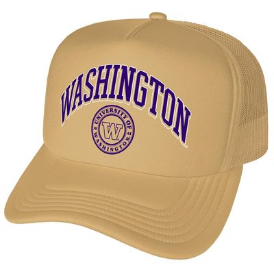 Campus Lab Official University of Washington Classic Seal Foam Snapback Trucker Hat - Unisex for Men and Women