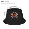 ADTEMP Maryland Flag Crab Hat Outdoor Adult Bucket Cap Fishing Cap Baseball Cap Folding Cap Black view 4