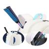 Glamattire 3 Rackets Tennis Badminton Bags for Women Men, Waterproof Shoe Compartment Backpack for Squash Racquetball Pickleball (White Blue) view 3