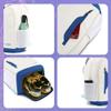 Glamattire 3 Rackets Tennis Badminton Bags for Women Men, Waterproof Shoe Compartment Backpack for Squash Racquetball Pickleball (White Blue) view 4