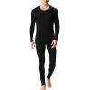 ZYXTIM Mens Base Layer Set - Top & Bottom - Compression Shirts for Men, Compression Pants Men, Rash Guard for Men, Leggings Black view 1