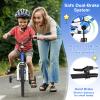 HONEY JOY Kids Bike, 14 16 18 Inch Toddler Bikes w/Training Wheels & Handbrake, Steel Frame, Fully Enclosed Chain, Adjustable Handlebar & Seat (16 Inches, Blue, Graffiti Pattern) view 4